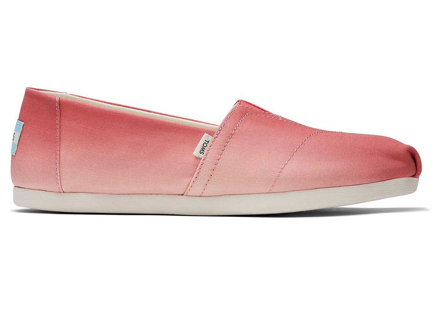 Toms Espadryle Damskie Różowe - Alpargata Gradient Płócienne - 53UQFDJYA